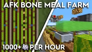 Minecraft Bone Meal Farm - 1000+ Per Hour Using Melons! Easy Build! 1.20+