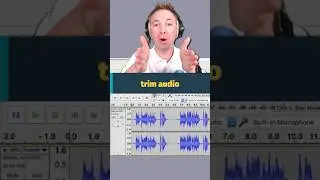 Trim Audio Inside Audacity - Beginner Tutorial #podcast #audacity