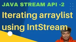 Iterating over a list using IntStream interface