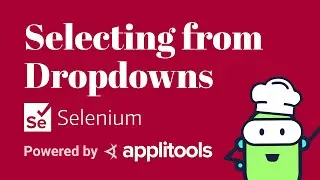 How to select items from a dropdown menu using Selenium for Java - Test Automation Cookbook