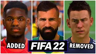 FIFA 22 - NEW UPDATE | NEW FACES ADDED AND REMOVED ✅