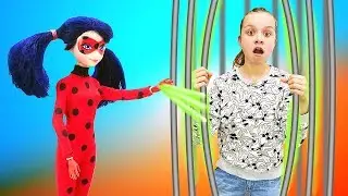 Охотники за игрушками — Леди Баг и Эльза Холодное Сердце против четырех злодеев!