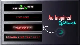 Top Premium Watermark Like Ae In Alight Motion (+Preset)