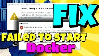 Troubleshooting Docker Unexpected WSL Error | Failed to start the Docker | Unable detect Hypervisor💯