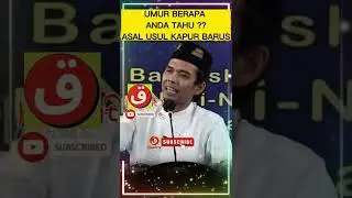 UMUR BERAPA ANDA TAHU ?? TENTANG ASAL USUL KAPUR BARUS 