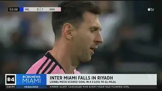 Inter Miami scores 3, but fall to Al-Hilal in Saudi Arabia