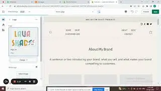 How to add logo on shopify store