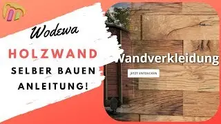 Holzwand selber bauen anleitung mit Echtholz: wodewa