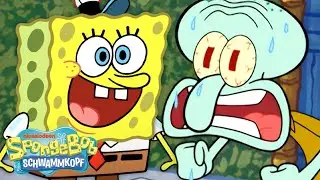 SpongeBob | Thaddäus SCHREIT SpongeBob 30 Minuten lang an! | SpongeBob Schwammkopf