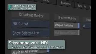 Streaming with NDI - Flame 2022