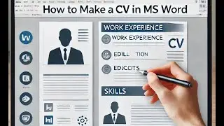 How TO Make CV Formatting in MS word