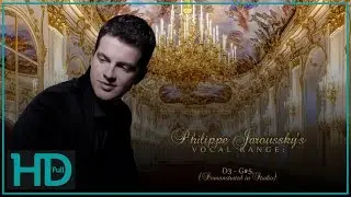 (Full HD) Philippe Jaroussky's Vocal Range: D3 - G♯5 (Demonstrated in Studio) (Only Version)