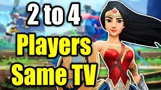 How to Play MultiVersus 2-4 Players on Same TV!