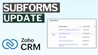 BIG CRM UPDATE! Edit, Filter, and Sort CRM Subforms from the Detail View