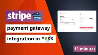 Stripe payment gateway integration in node.js | 2021