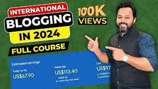 International Blogging Full Course 🇺🇸 | Start a Blog for US, UK | Blogging for Beginners