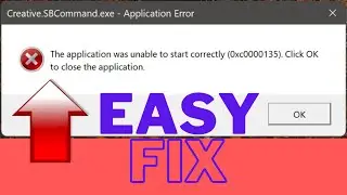 Error 0xc0000135: Solve The Application Was Unable To Start Correctly