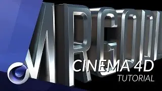 How to Create Realistic Metallic Text in Cinema 4D - TUTORIAL