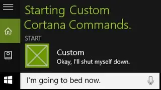 How to Create Custom Cortana Commands (1/2)