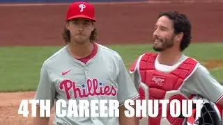 Aaron Nola Throws a 4 Hit Shutout with No Walk vs Mets!!