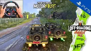 The Crew Motorfest:Off-Roading Addict Vol.2 | Jeep Wrangler Rubicon | Logitech G29 PS5 Gameplay