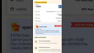 Vodafone Idea ₹3499 Recharge Plan All Details 🔥 | Vi Best Recharge Plan | Vi Recharge Plan 