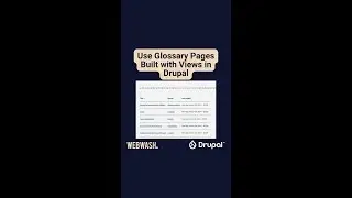 Use Glossary Pages Built with Views in Drupal