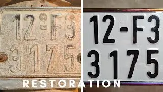 License Plate restoration