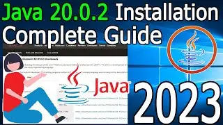 How to Install Java 20.0.2 on Windows 10 [ 2023 Update ] JAVA_HOME, JDK installation Complete Guide