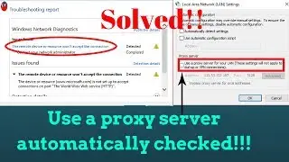 [ SOLVED ] - Use a PROXY server automatically 