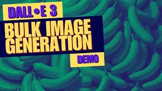 Create AI Generated Images in Bulk via CSV [DEMO] | Dalle 3 API (FREE)