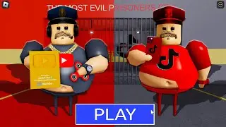 NEW UPDATE! YOUTUBE BARRY VS TIKTOK BARRY in BARRY'S PRISON RUN! New Scary Obby #Roblox