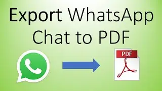 Exported Chat Reader || How to Export WhatsApp chat to pdf using mobile with sticker and images