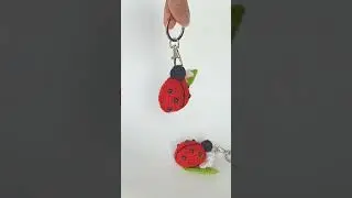 🐞🐞Keychain LADYBUG crochet // Брелок БОЖЬЯ КОРОВКА крючком🐞🐞