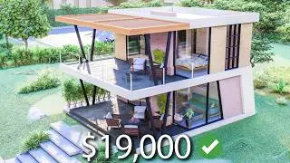 (4x7 Meters) Small House | Two Storey Tiny House Design | 2 Bedroom | House Design Ideas