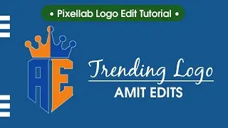 Treanding YouTube Channel Logo Edit | Pixellab Logo Edit Tutorial | Logo Design | AE Logo