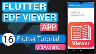 16 - PDF Viewer Library in Flutter | Android Studio Tutorial 2020 | Hindi/Urdu