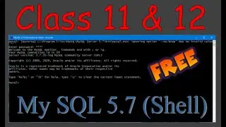 How to install MySQL | Shell | Windows10 32bit