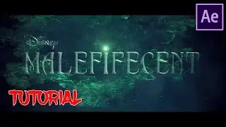 Create MALEFICENT MISTRESS OF EVIL  Style 3D Movie Titles After Effects