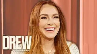 Lindsay Lohan and Brother Dakota Recreate Childhood Photo in London | The Drew Barrymore Show