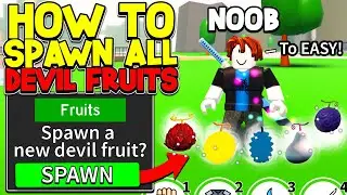 NOOB INSTANTLY GETS ALL DEVIL FRUITS IN ANIME FIGHTING SIMULATOR! Roblox