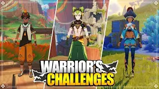 All 9 Natlan Warrior's Challenges (3 Achievements + 27 Chests)【Genshin Impact】