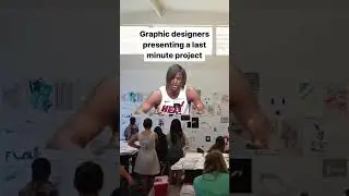 Graphic Designers Presenting a Last Minute Project. #graphicdesignmemes #graphicdesign