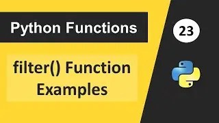 filter Function Examples in Python | Python Tutorial for Beginners | Advanced Python Tutorial