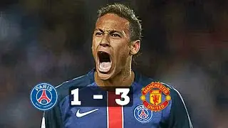 Neymar Furious After PSG vs Man United Defeat