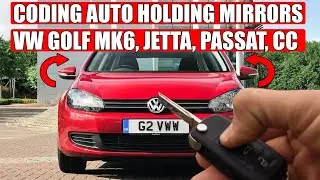 Coding auto folding side mirrors VW Golf MK6, Mk7, GTI, Jetta, Passat B7, CC in 3 steps using VCDS