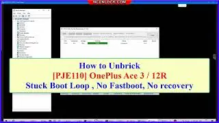 How to fix OnePlus Ace 3/12R Stuck Boot Loop , No Fastboot, No recovery?