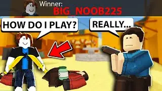 NOOB DISGUISE TROLLING in ARSENAL! (ROBLOX)