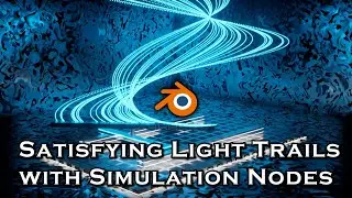 Satisfying Light Contraption Loop Using Simulation Nodes - Blender Tutorial