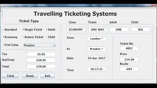 How to Create Travelling Ticketing System in Java Eclipse